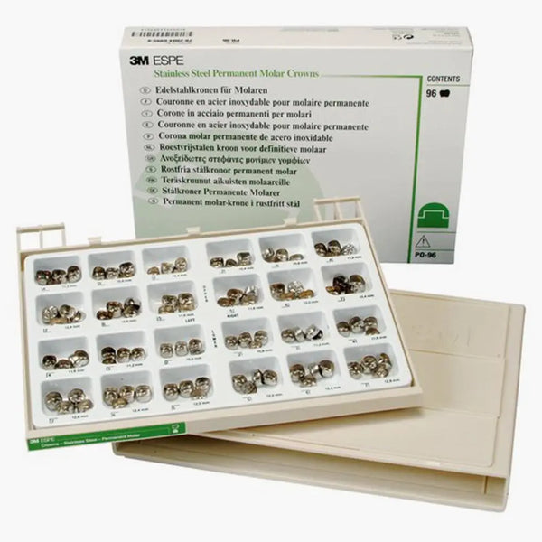 Stainless Steel Crown – Permanent Molar Intro Kit PO96 – 3M ESPE Buy Dental products Online DentalMyntra