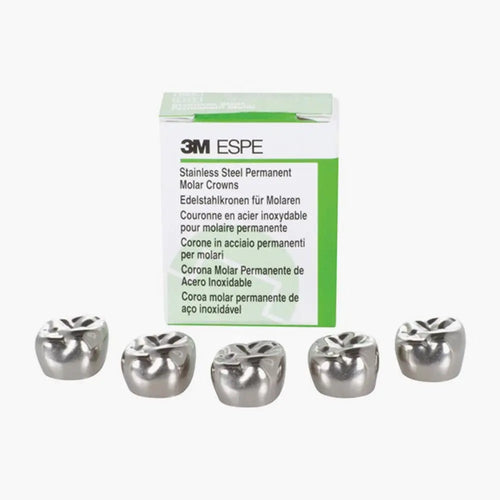 ESPE Stainless Steel First Permanent Molar Crown Pack of 5
