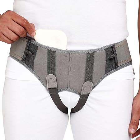 Tynor Hernia Belt Grey XL | Inguinal Hernia Support