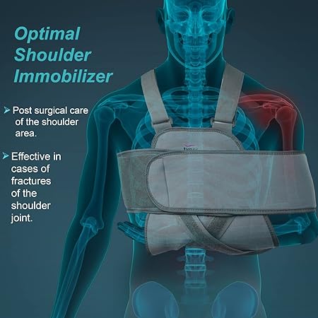 TYNOR Universal Shoulder Immobiliser, Grey, Universal Size, 1 Unit