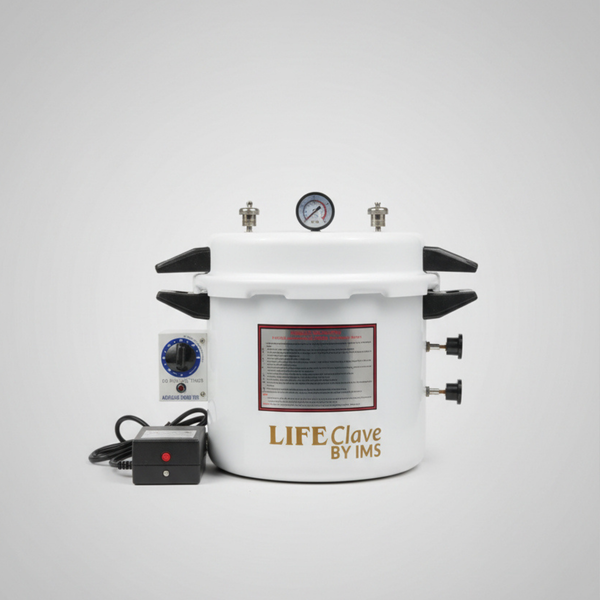 LIFE-X Cooker Type Autoclave Sterilizer – Aluminium with Dressing Drum