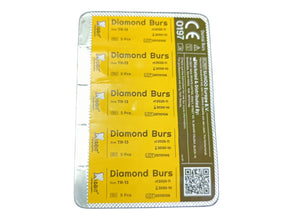 Diamond Burs for Precise Dental Cutting and Finishing