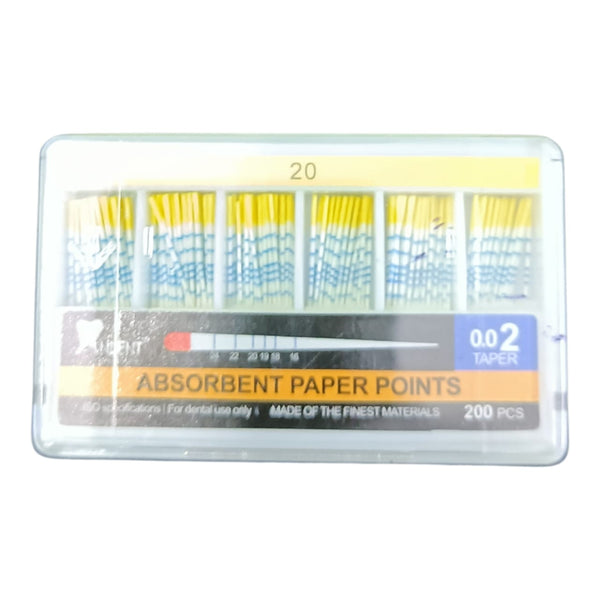 Absorbent Paper Points for Root Canal Drying