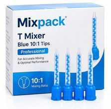 MIXPAC T-Mixer Blue 10:1 Mixing Tips for Temporary Crown & Bridge