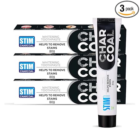 STIM Charcoal Toothpaste For Natural Whitening