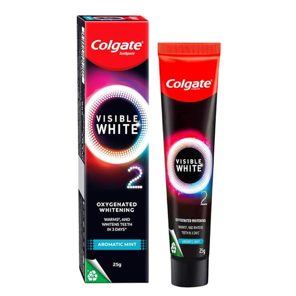 Colgate whitening toothpaste with Active Oxygen technology

