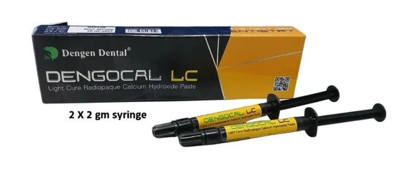Dengen Dental Dengocal LC Light Cure Calcium Hydroxide Liner 2*2gm - Buy Dental products Online DentalMantraa