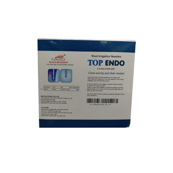 MEDODENT Dental Root Irrigation Needles Side Vented