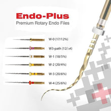 Woodpecker Endo Plus Heat Treated Gold Rotary Files