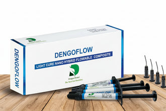 Dengoflow Light Cure Flowable Composite 2×2g | Nano Hybrid Dental 