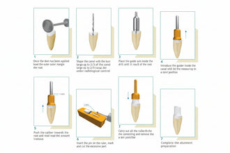 Fiber Site Post Refills Pack of 10 | Fiberglass Dental Post
