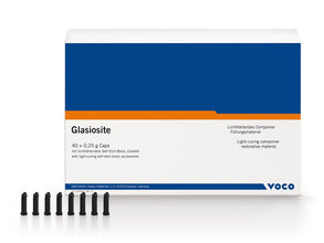 Glasiosite Caps A2 Glass Ionomer Restorative Capsules 25x0.25g 