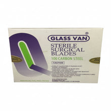 Glass Van Sterile Surgical Blades