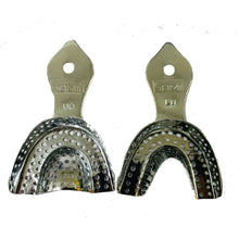 Samit Metallic Perforated Dentulous Impression Trays (Pack of 5)