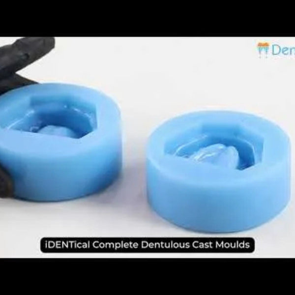 iDENTical Complete Dentulous Cast Moulds -Blue M8019