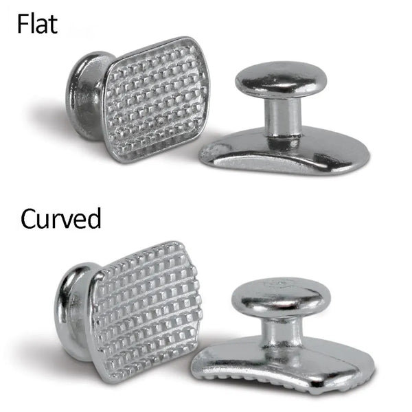 Orthodontic lingual buttons Bondable mesh base