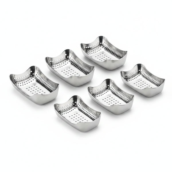 Impression Metal Half Tray – Autoclavable Stainless Steel 