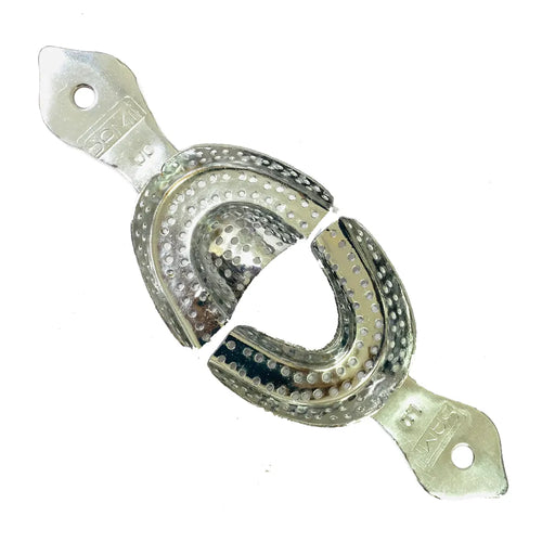 Samit Metallic Perforated Dentulous Impression Trays