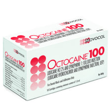Octocaine Lidocaine and Epinephrine local anesthetic dental injection