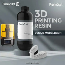 PrestoCraft 3D printing model resin 1 kg beige and grey for dental models
