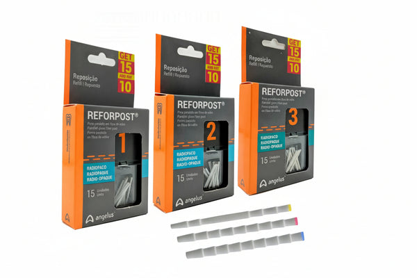 Angelus Reforpost Fibre Glass Posts - Serrated