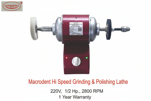 Macrodent Hi Speed Grinding & Polishing Lathe