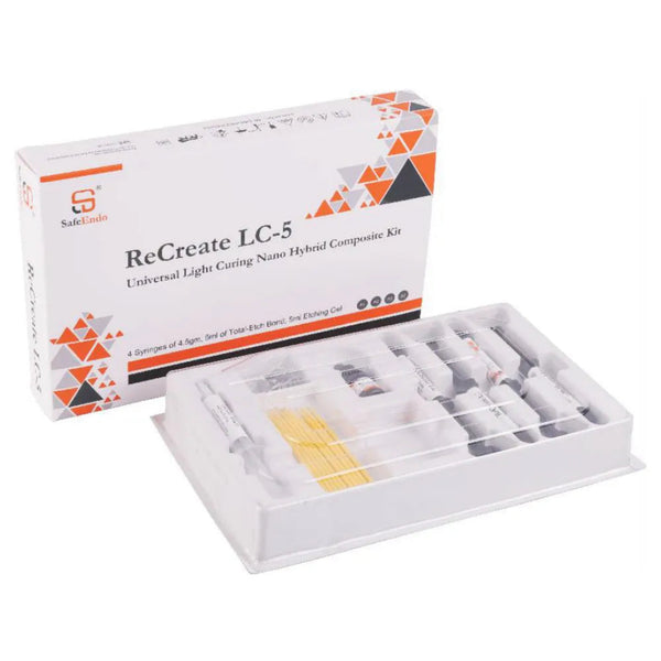 SafeEndo ReCreate LC-5 nano-hybrid composite kit for restorative dentistry