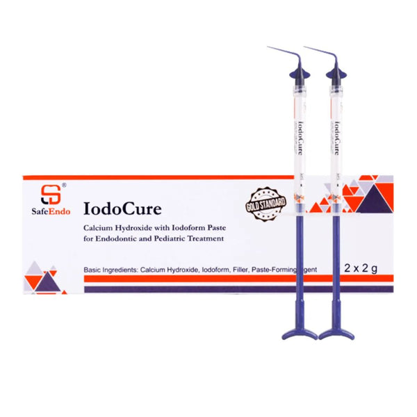 SafeEndo IodoCure calcium hydroxide iodoform syringe for root canal filling