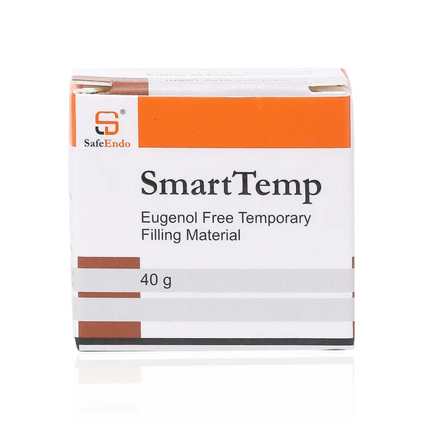 SafeEndo Smart Temp moisture-hardening dental temporary filling paste.