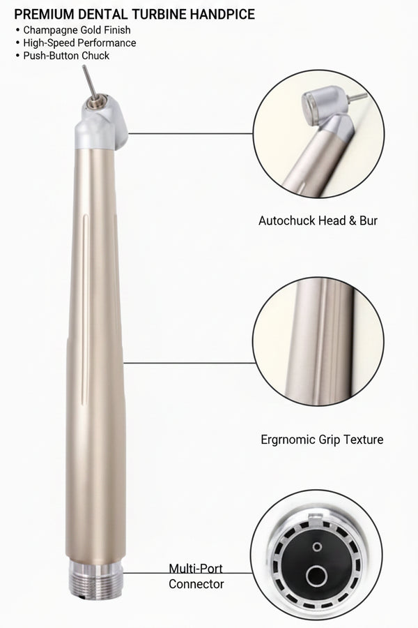 45° Non-LED Surgical Handpiece for Oral Surgery