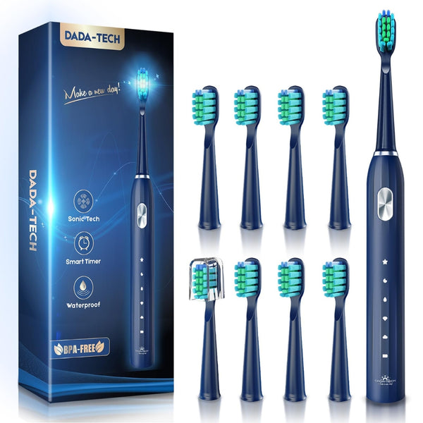 SmiloShine Sonic Power ToothBrush – 31,000 strokes/min with 5 brushing modes, IPX7 waterproof design and Dupont bristles for deep cleaning and gum care.