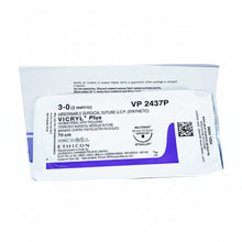 Suture Ethicon Vicryl Plus 3-0 Absorbable Violet Braided Suture (Pack Of 12)
