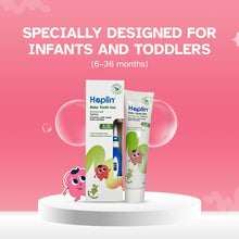 Hoplin Baby Tooth Gel for Milk Teeth (6-36 Months) - Grape Flavor