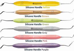 Dental Composite Filling Restorative Instruments In Silicon Handle