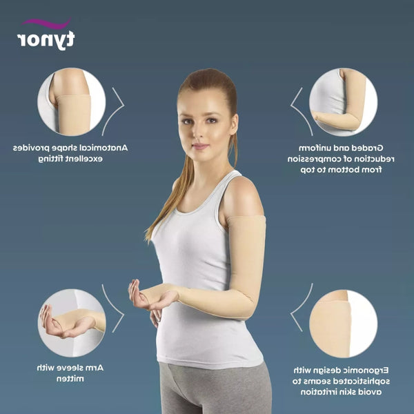 Tynor Wide Compression Vest I83CAI Large – soft, durable, four-way stretch vest offering optimum breast, chest, and abdominal compression support for post-surgical recovery.