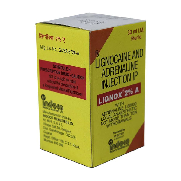 Indoco Warren Lignox Lignocaine 2%